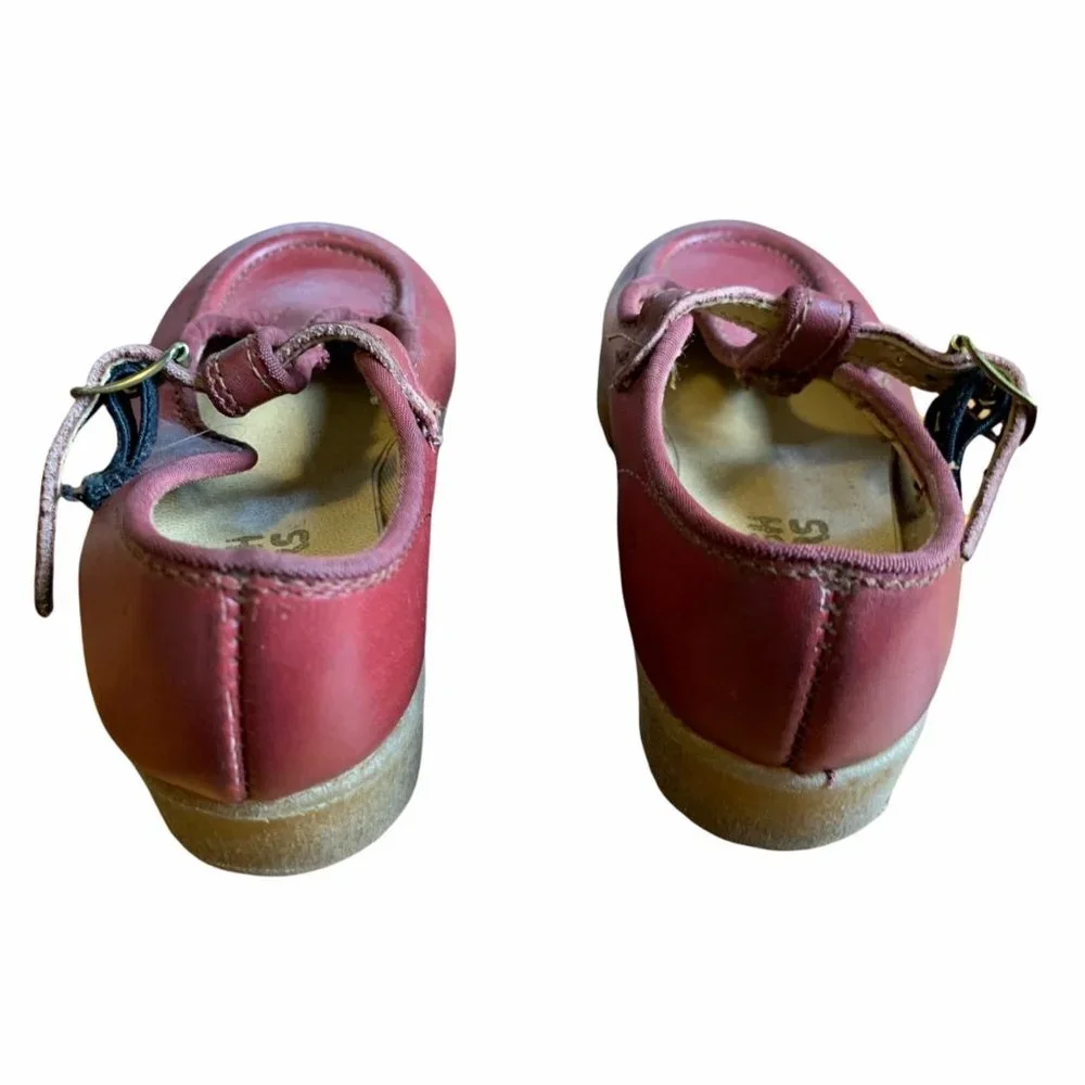 Vintage Genuine Leather Tough Steppers Baby Shoes